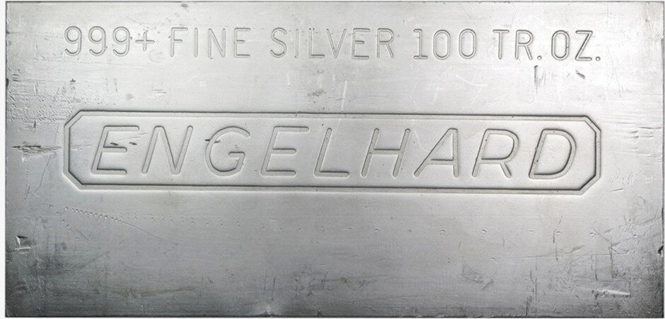 100 oz Silberbarren | Engelhard