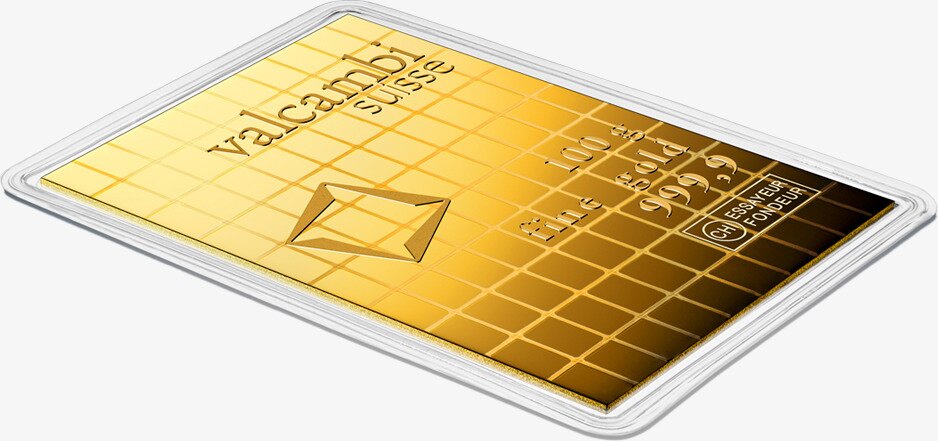 100 x 1g CombiBar® | Gold | Valcambi | Emballage endommagé