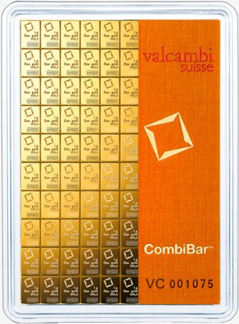 100 x 1 g CombiBar® Złota Sztabka | Valcambi