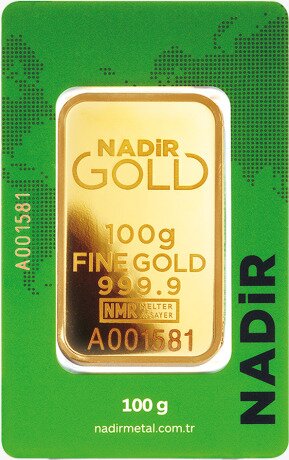 100g Gold Bar | Nadir Gold | Minted
