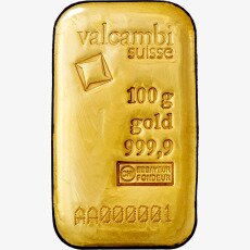 100g Lingote de Oro | Valcambi | Fundido