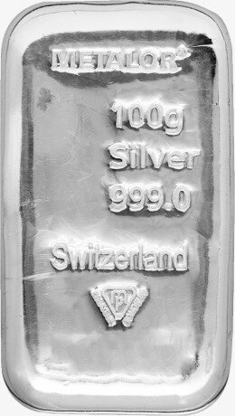 100g Silberbarren | defekt
