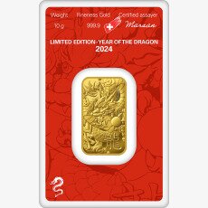 10g Lingote de Oro | Argor-Heraeus | Año del Dragón | 2024