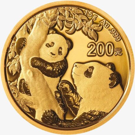 15g China Panda Gold Coin (2021)