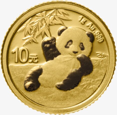 1g China Panda Gold Coin (2020)
