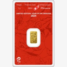 1g Gold Bar | Argor-Heraeus | Year Of The Dragon | 2024