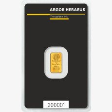 1 gr Lingotto d&#039;Oro | Argor-Heraeus