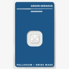 1g Lingot de Palladium | Argor-Heraeus