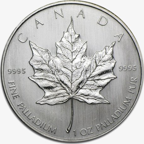 1 oz Maple Leaf Palladium coin (mixed years)