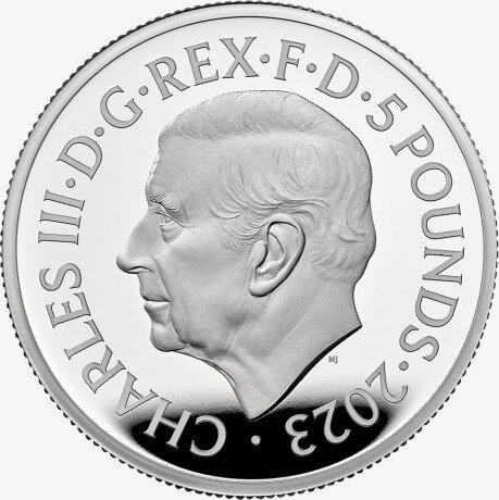 2 oz Britannia Charles III Silver Coin | Proof | 2023