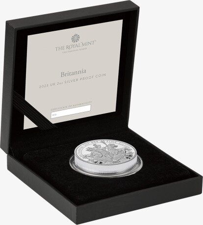2 oz Britannia Charles III Silver Coin | Proof | 2023