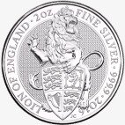 2 oz Queen's Beasts Lion Silver Coin (2016)
