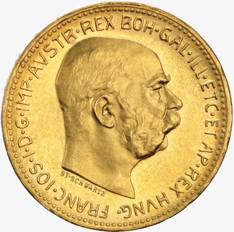 20 Coronas Francisco José I Austria | Oro | 1915 nueva edición