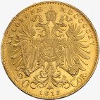 20 Coronas Francisco José I Austria | Oro | 1915 nueva edición