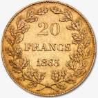 20 Franchi | Leopoldo I del Belgio | Marengo | Oro | 1831-1865