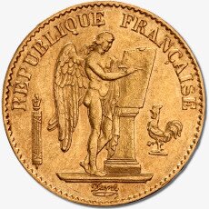 20 French Francs Angel (Génie) 3rd Republic | Gold | 1871-1898