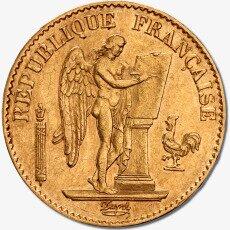 20 Franków Francja Anioł Złota Moneta | 1871-1898 | 2 gatunek
