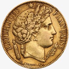 20 Französische Francs Cérès 2. Republik | Gold | 1848-1852