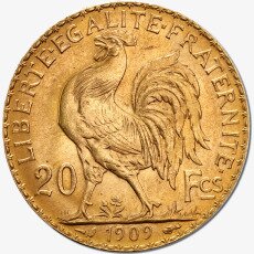 20 Franków Francja Marianna i Kogut Złota Moneta | 1899 -1914