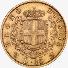 20 Italian Lira Vittorio Emanuele II Gold Coin | 1861-1878