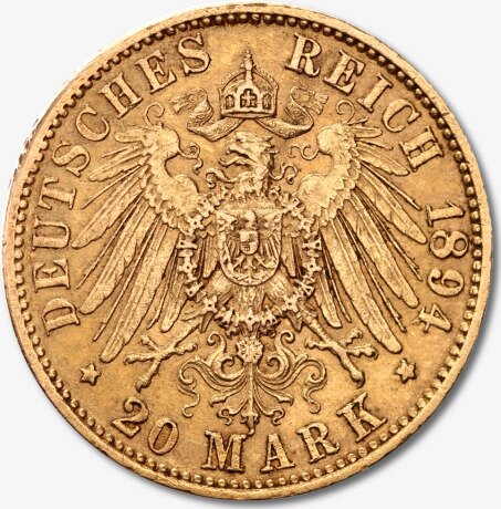 20 Mark Kaiser Wilhelm II Preußen | Gold | 1888-1913