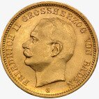 20 Mark | Grand Duke Friedrich II Baden | Gold | 1907-1918