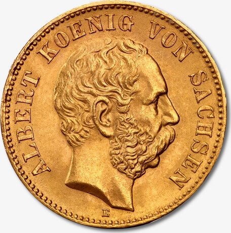 20 Mark King Albert I Saxony | Gold | 1873-1902