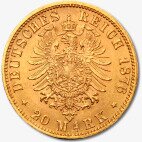 20 Mark King Albert I Saxony | Gold | 1873-1902