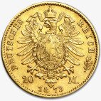 20 Mark King Ludwig II Bavaria | Gold | 1872-1886