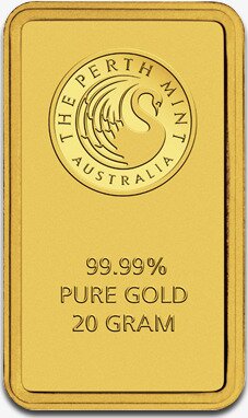 20g Złota Sztabka | Perth Mint | Certyfikat