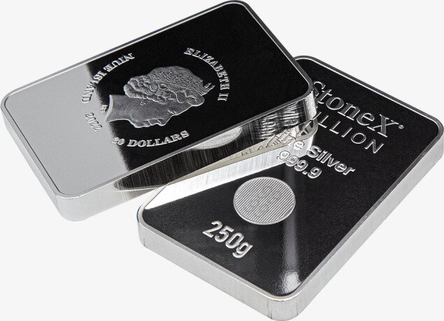 250g Coinbar | Lingotto e moneta d'argento | StoneX