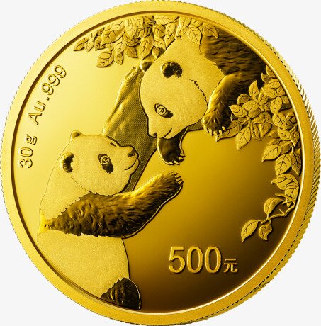 30g Panda China | Oro | 2023 | en cápsula