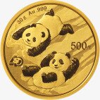 30g Panda Chinois | Or | Endommagé