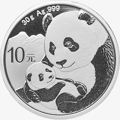 30g China Panda Silbermünze (2019)