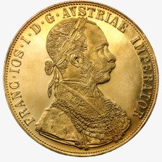 4 Dukaty Czworak Austria Złota Moneta | Nowe Bicie