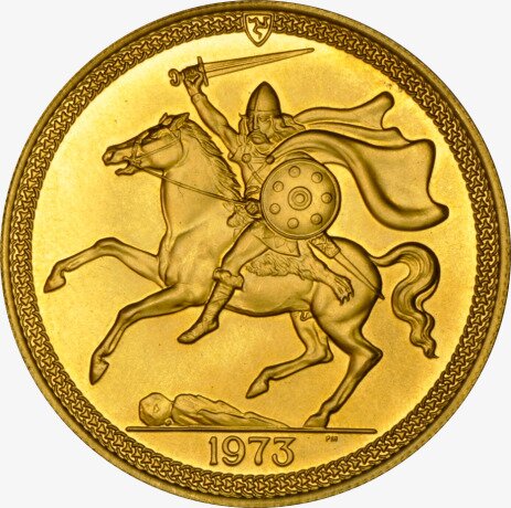 £5 Five Pound Isle of Man Proof Gold Coin (1973)