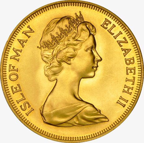 £5 Five Pound Isle of Man Proof Gold Coin (1973)