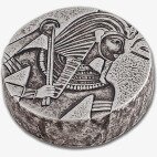 Серебряная монета Египетские Реликвии. Тутанхамон 5 унции 2016 (King Tut)