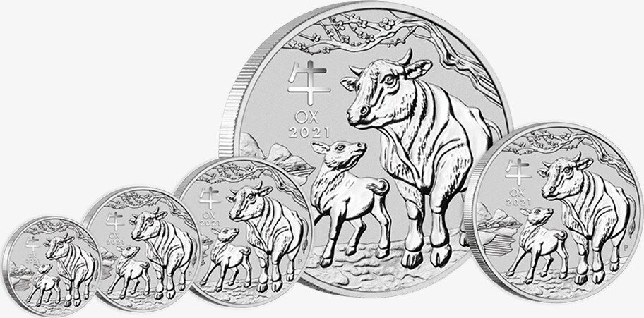 5 oz Lunar III Ox Silver Coin (2021)