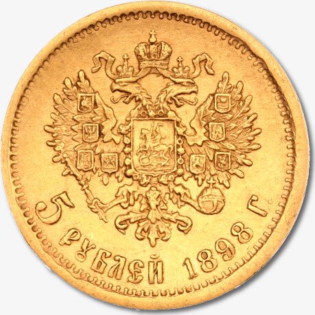 5 Rouble Nikolaus II Tsardom | Gold | 1897-1911