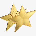 5 x 1g Combibar Estrella | Gold | Valcambi | Caja