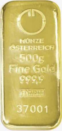 500 gr Lingotto d'Oro | Moneta Austriaca | Colato