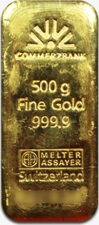 Золотой Слиток Commerzbank 500г