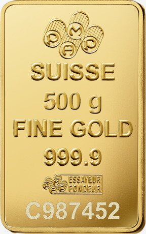 500g Gold Bar | PAMP Fortuna