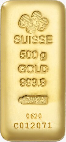 500g Złota Sztabka | PAMP Suisse
