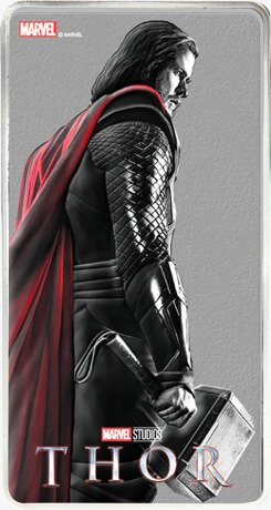 500g Thor Lingote de Plata | Marvel