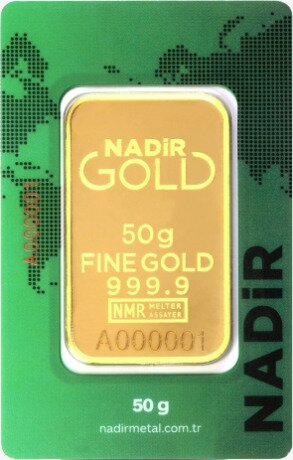 50g Sztabka złota | Nadir Gold | Bita