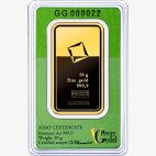 Золотой слиток Valcambi 50 г | Green Gold