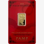 5g PAMP Lunar Legends Azure Dragon Gold Bar | 2024