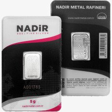 5g Silberbarren | Nadir Metal Rafineri